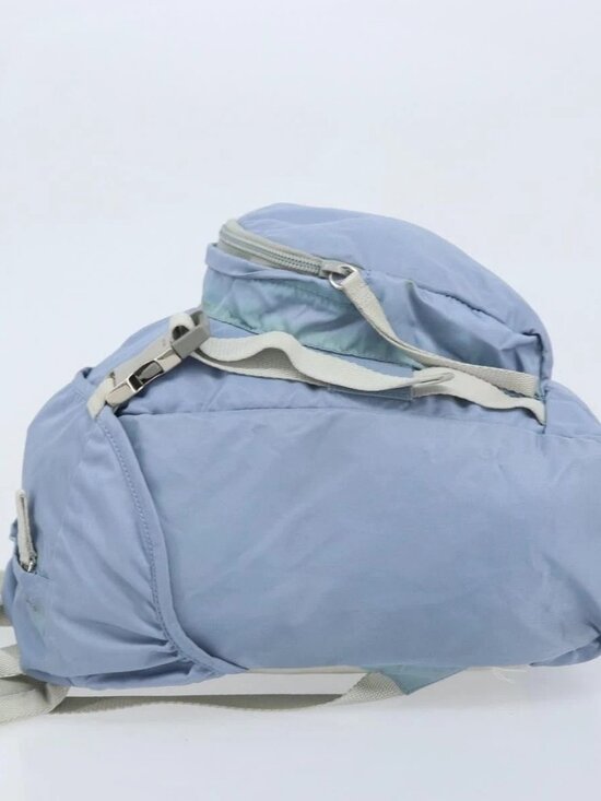 PRADA Backpack Nylon Light Blue Silver main image 10